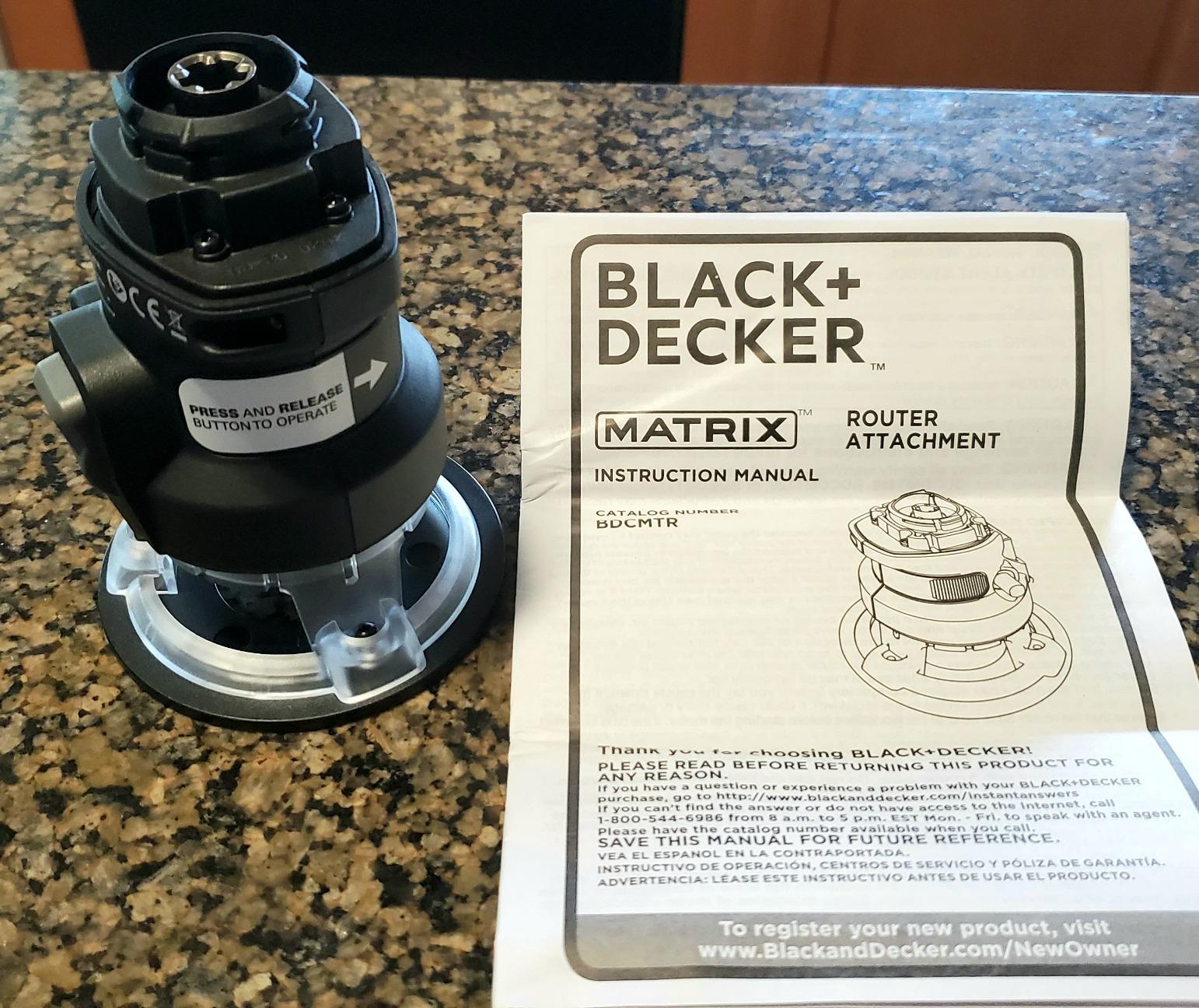 BLACK+DECKER 20V MAX MATRIX Drill, Power Tool Combo Kit, 6-Tool Set, Cordless Tool Set (BDCDMT1206KITC) customer photo 1