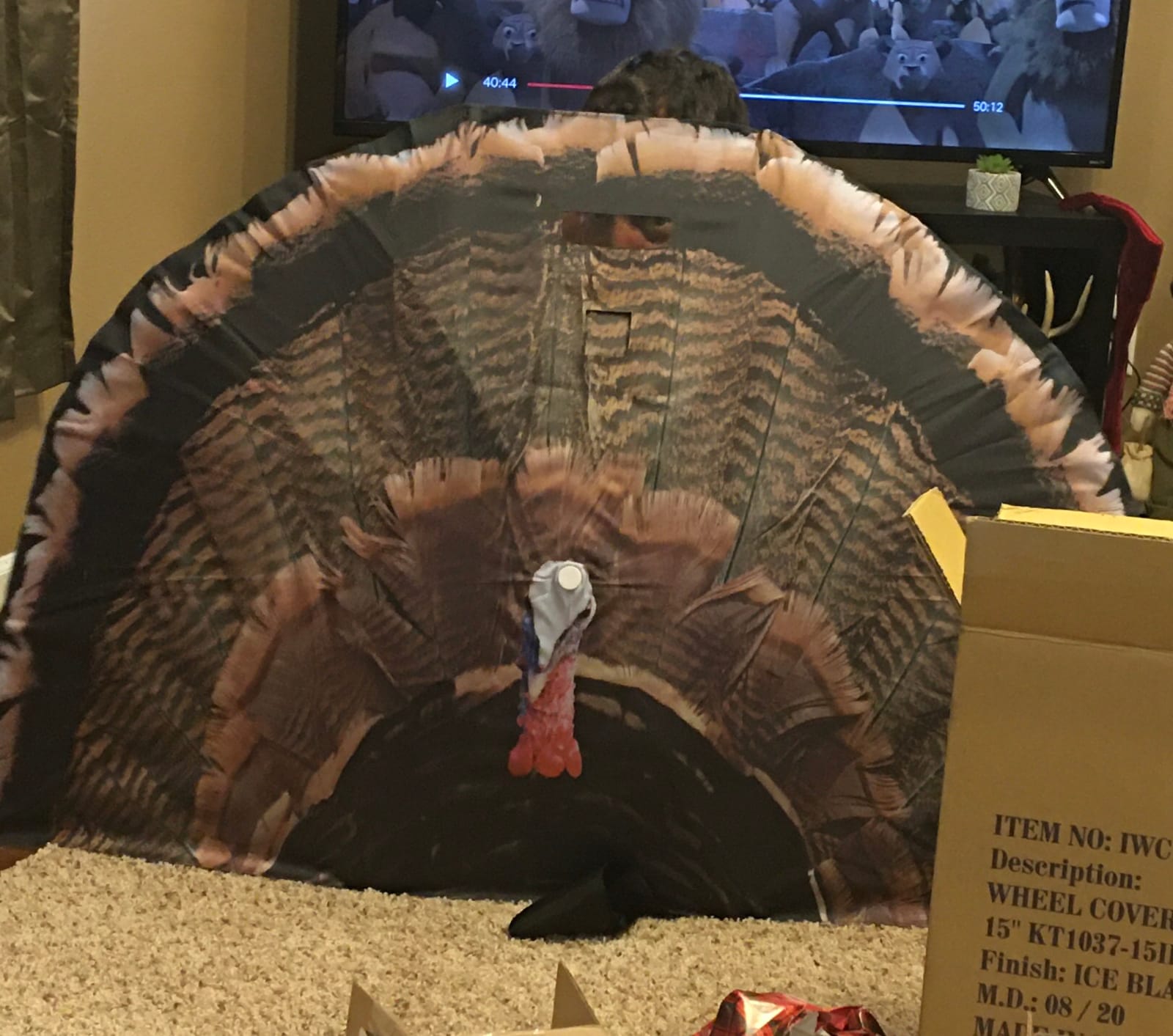 KILLERGEAR TurkeyFan Portable Turkey Decoy Fan for Run and Gun Hunting customer photo 2