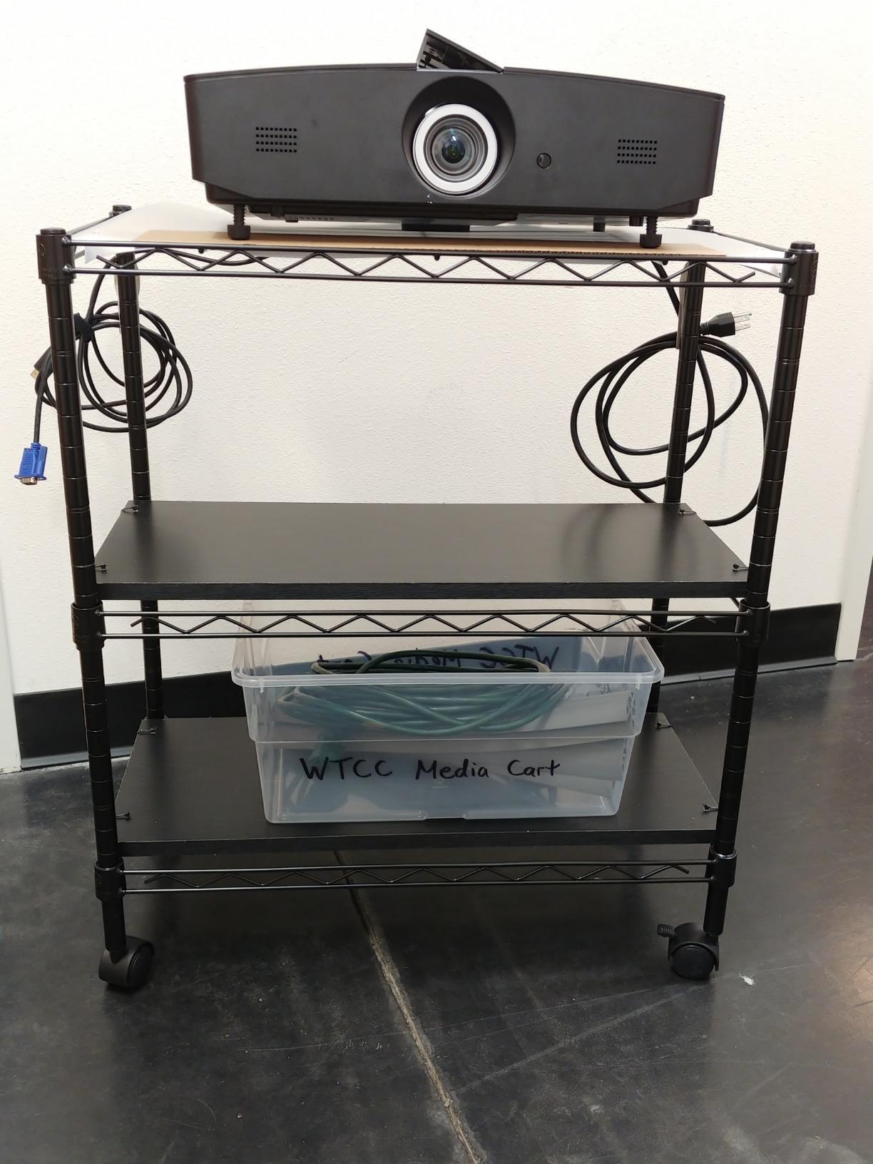 Oceanstar Portable 2-Tier Metal Rolling File Cart, Black customer photo 1