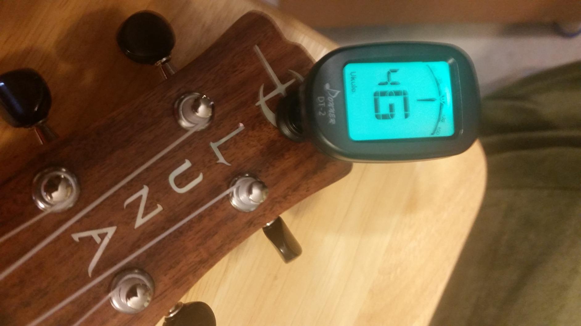 Donner Guitar Tuner Clip on-Accurate Chromatic,Acoustic Guitar Bass Violin Ukulele Tuner DT-2 customer photo 1