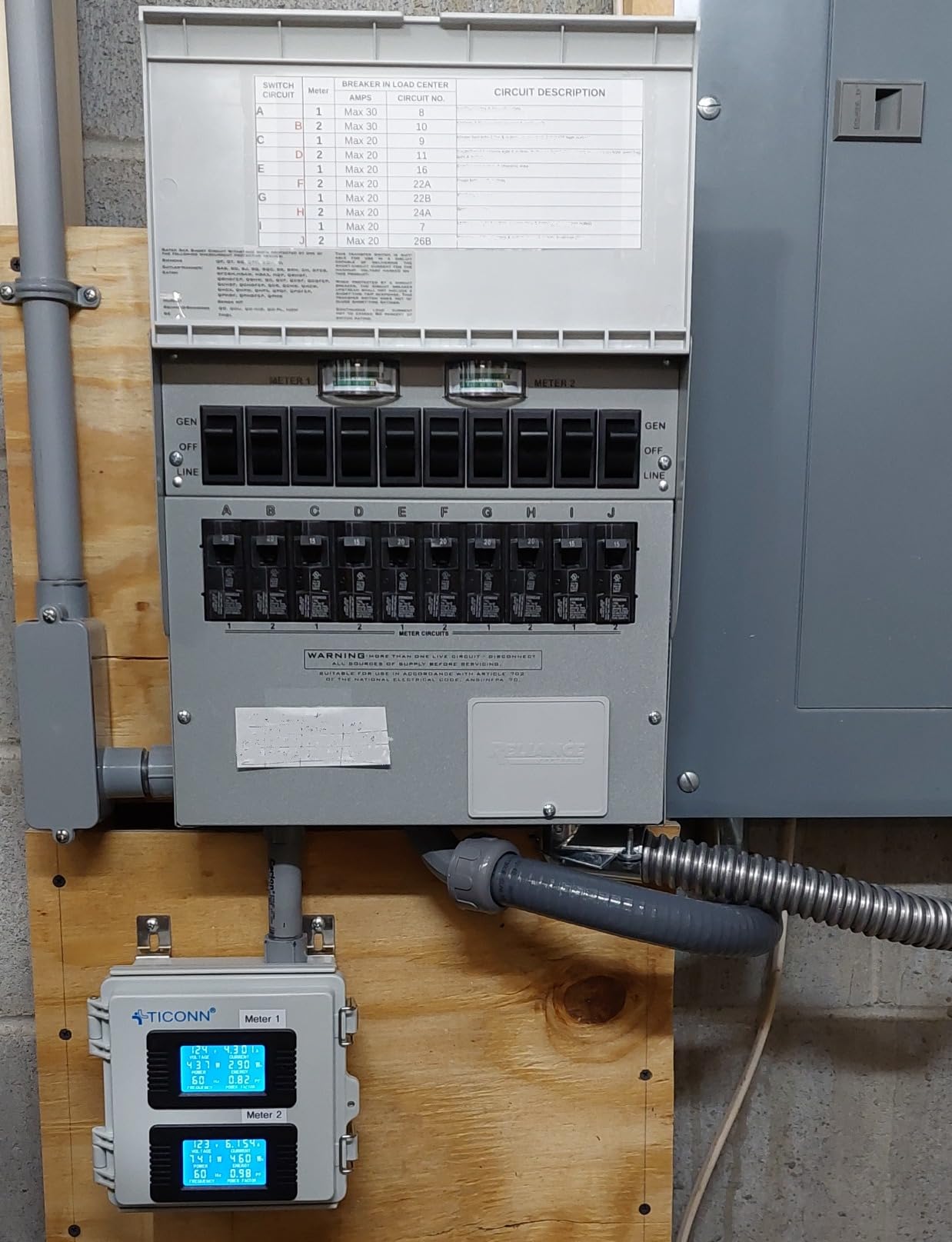 A510C Pro/Tran2 50-Amp 10-Circuit 2 Manual Transfer Switch customer photo 1