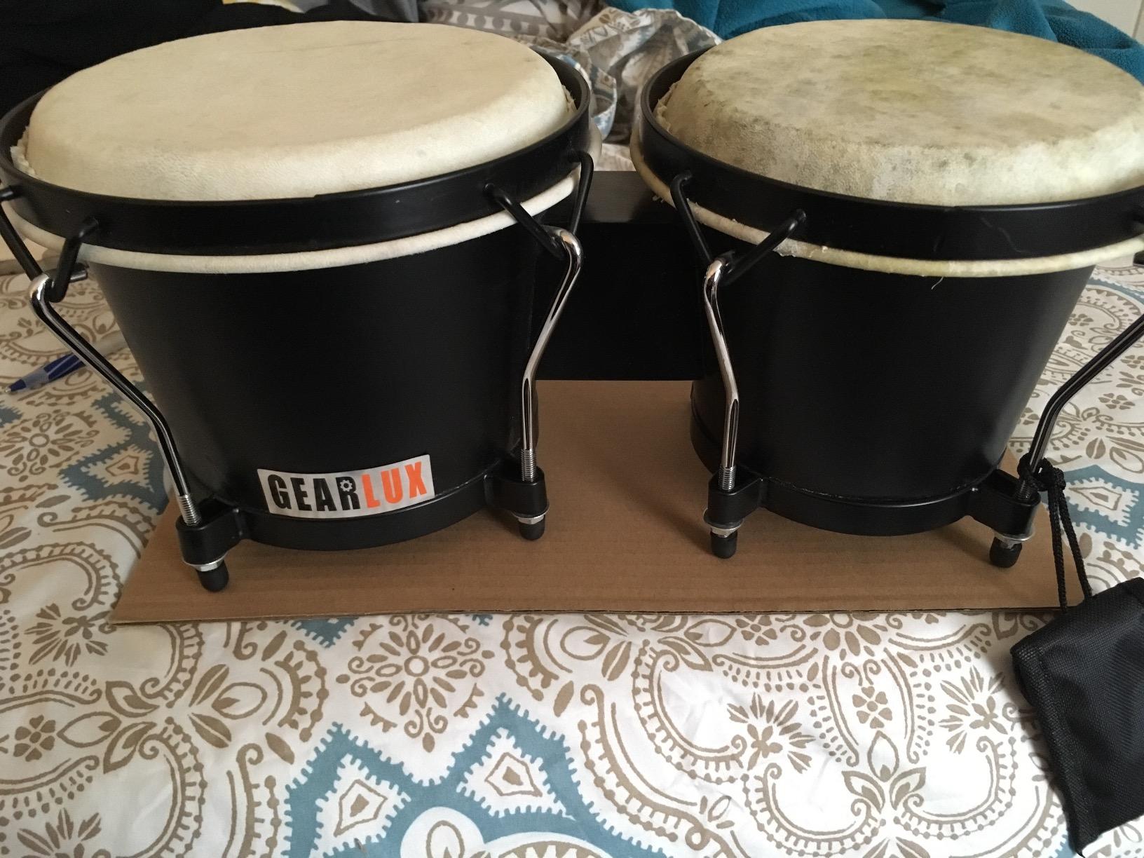 Gearlux Tunable Bongos - Cherry customer photo 2