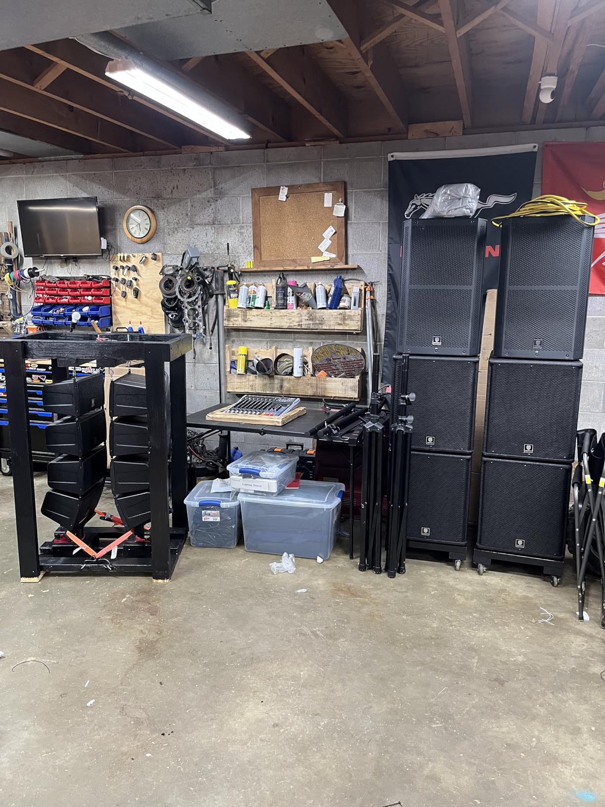 Tripod Speaker Stands Pair for Dj/PA Speaker System Adjustable Height from 4 feet to 6 feet customer photo 1