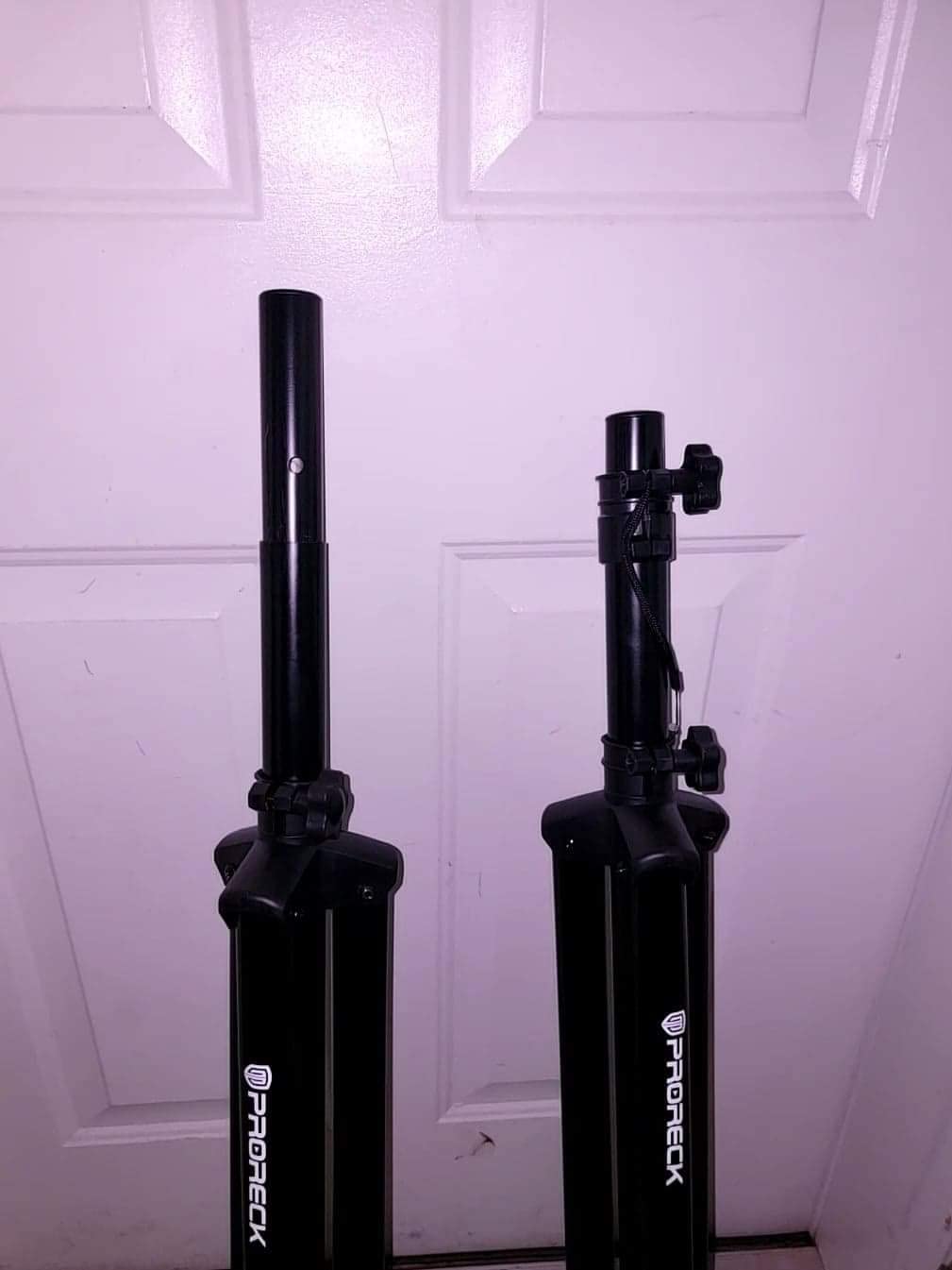 Tripod Speaker Stands Pair for Dj/PA Speaker System Adjustable Height from 4 feet to 6 feet customer photo 2