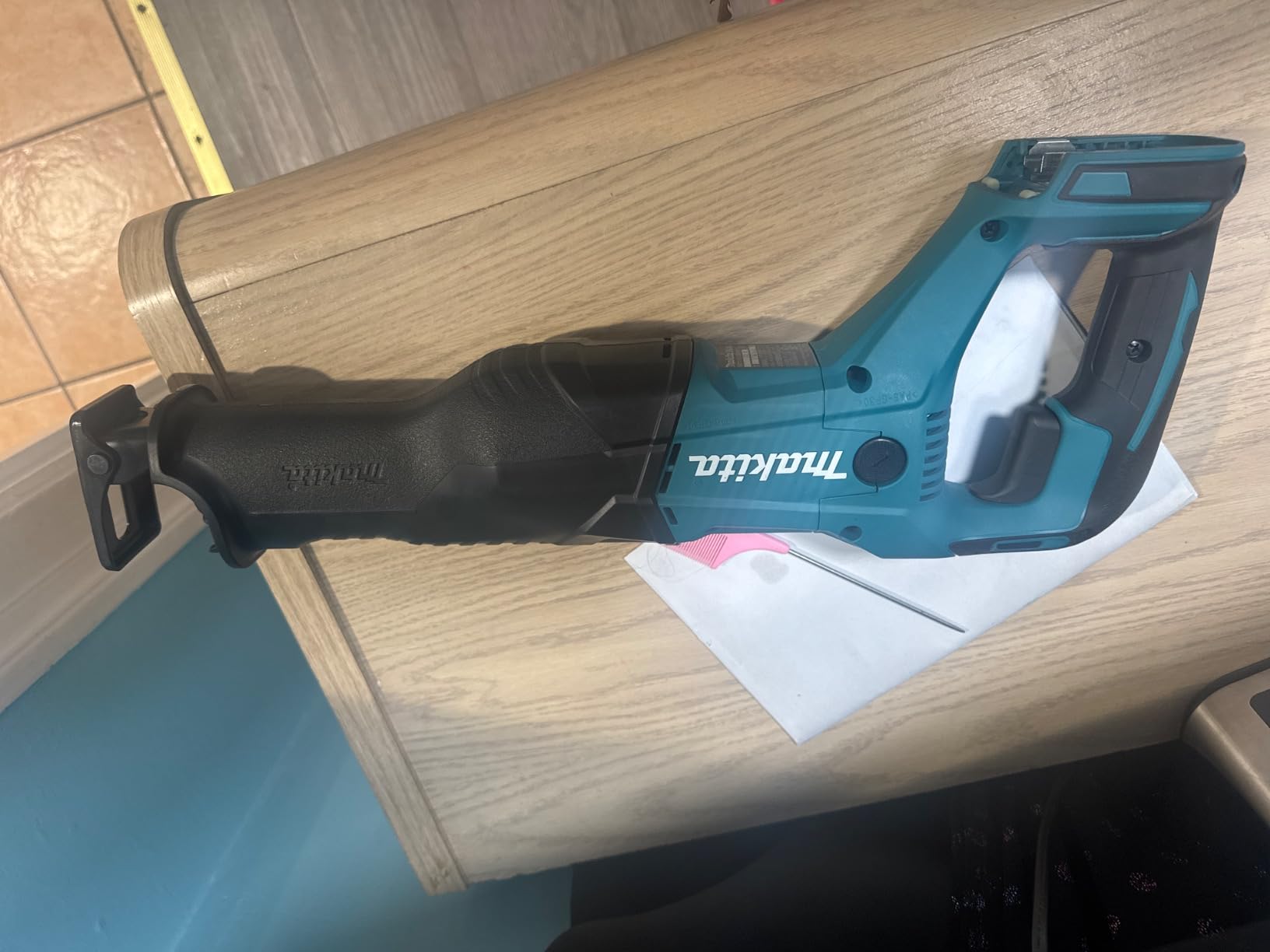 Makita XRJ04Z 18V LXT Lithium-Ion Cordless Recipro Saw, Tool Only, Blue customer photo 1