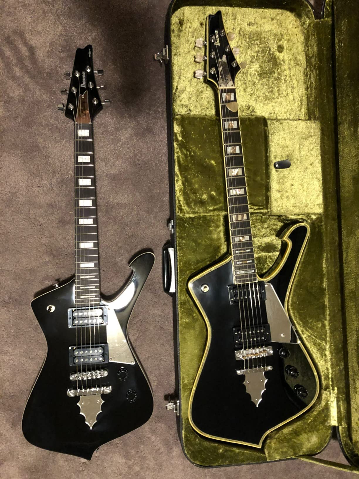 Ibanez PSM10BK Paul Stanley Signature MIKRO Black Short Scale Electric Guitar customer photo 2