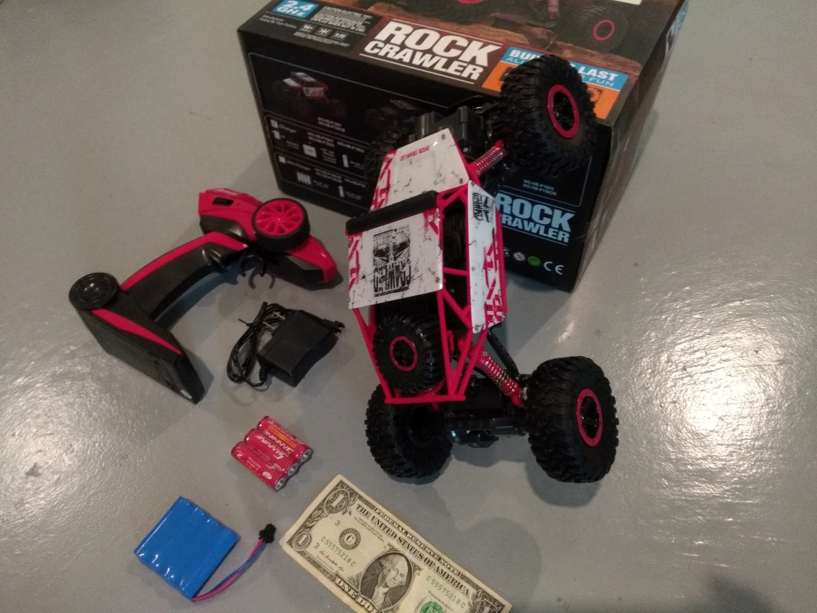 Cheerwing 1:18 Rock Crawler 2.4Ghz Remote Control Car 4WD Off Road RC Monster Truck 2 Battery (Blue) customer photo 2