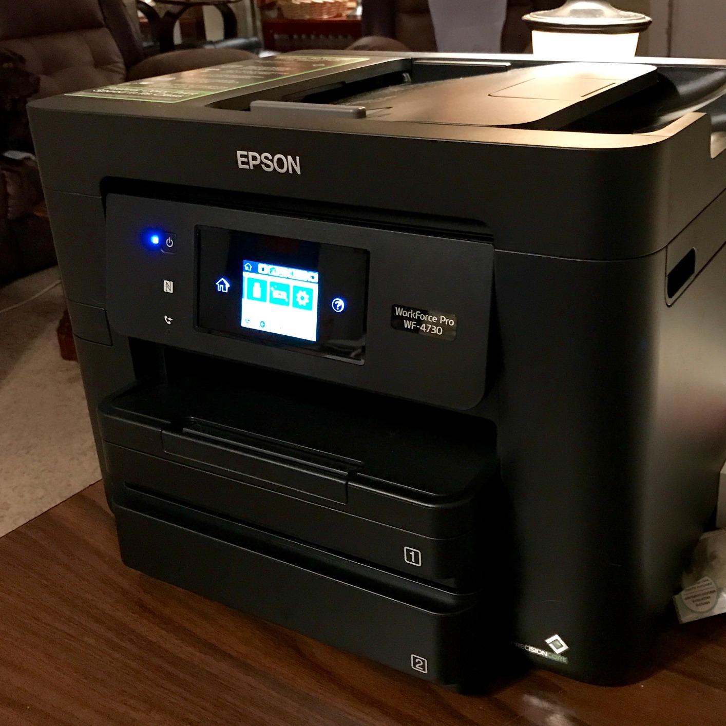 Epson WorkForce Pro WF-4730 Wireless All-in-One Color Inkjet Printer, Copier, Scanner with Wi-Fi Direct, Amazon Dash Replenishment Ready customer photo 2