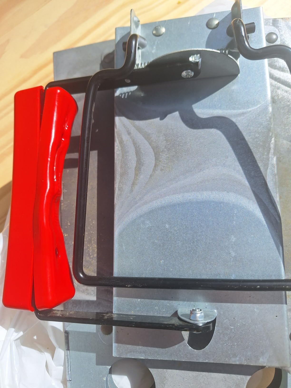 Royal Gourmet Foldable Charcoal Chimney Fire Starter Camping Grill, silver and red customer photo 2