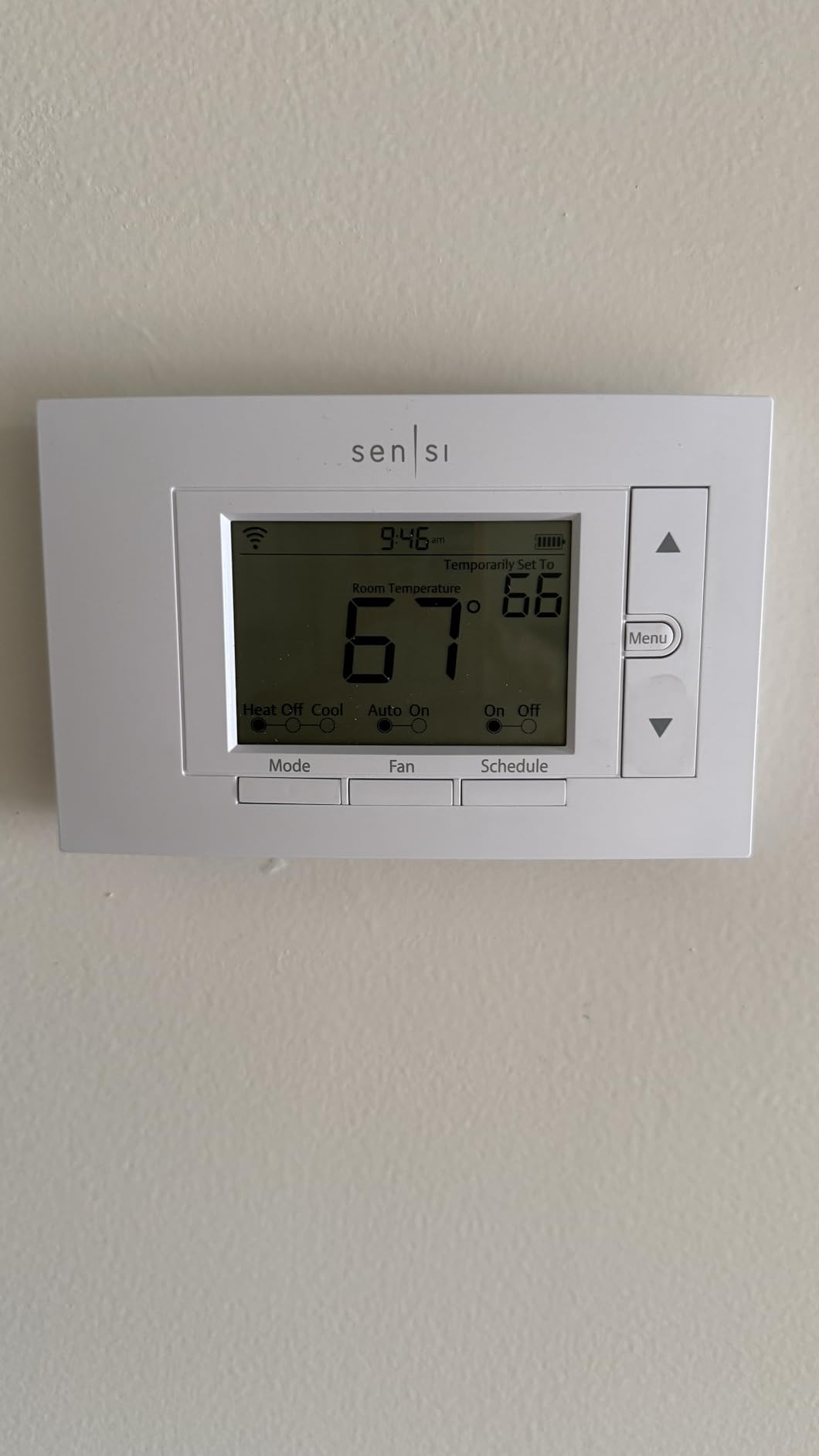 Sensi Smart Thermostat, Wi-Fi, DIY, Alexa, Energy Star Certified, ST55 customer photo 1
