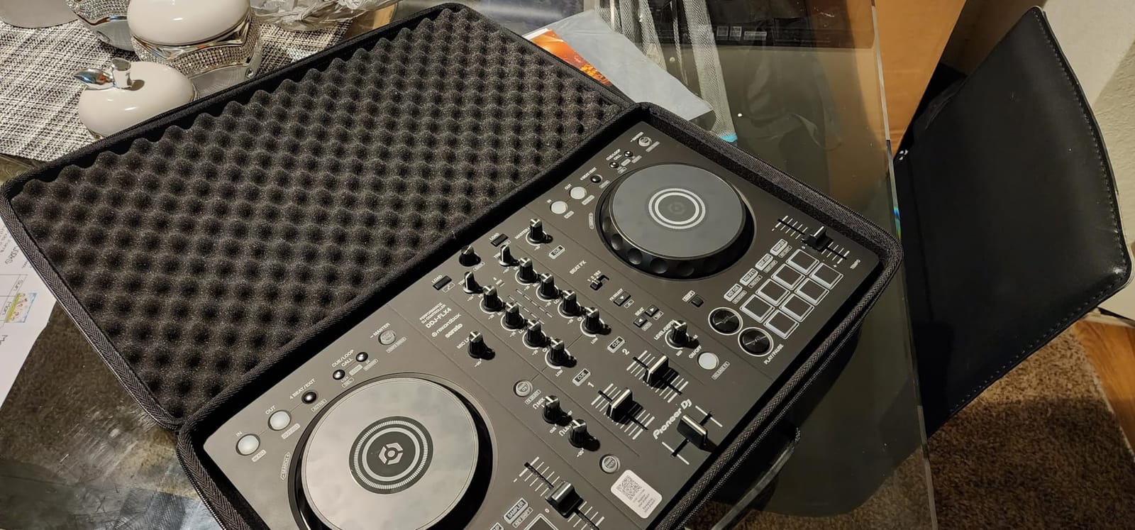 khanka Hard Travel Case Replacement for Pioneer PRO DJ (DDJ-FLX4) 2-deck Rekordbox Pioneer Smart DJ Controller customer photo 2