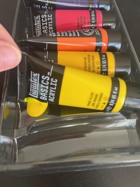 Liquitex BASICS Acrylic Paint Set, 24 x 22ml (0.74-oz) Tube Paint Set customer photo 1