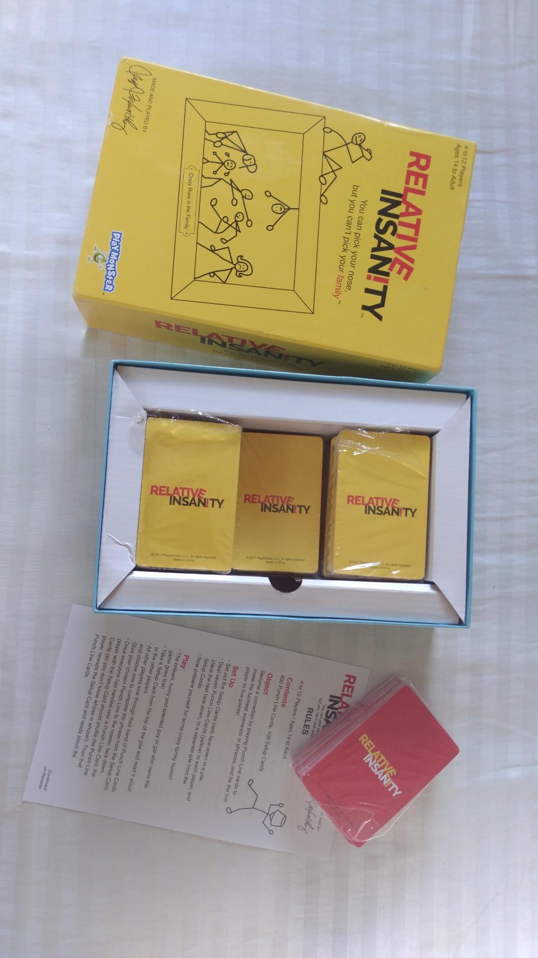 Relative Insanity, Card Games - Adult Card Games - Laugh Till You Drop Card Games for Adults, Travel Games, Fun, Designed by Comedian Jeff Foxworthy, Multi-Player, Ages 14+ customer photo 1