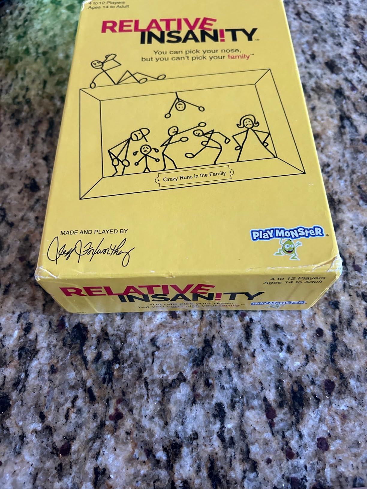 Relative Insanity, Card Games - Adult Card Games - Laugh Till You Drop Card Games for Adults, Travel Games, Fun, Designed by Comedian Jeff Foxworthy, Multi-Player, Ages 14+ customer photo 2