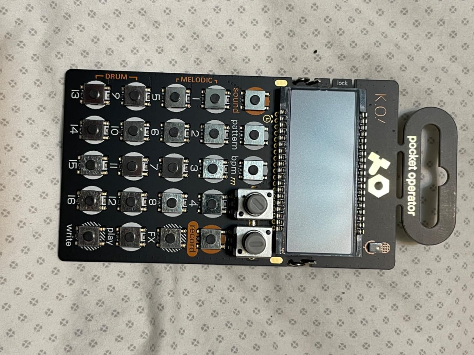 teenage engineering pocket operator PO-33 K.O.! micro sampler and drum machine with built-in microphone, sequencer and effects customer photo 1