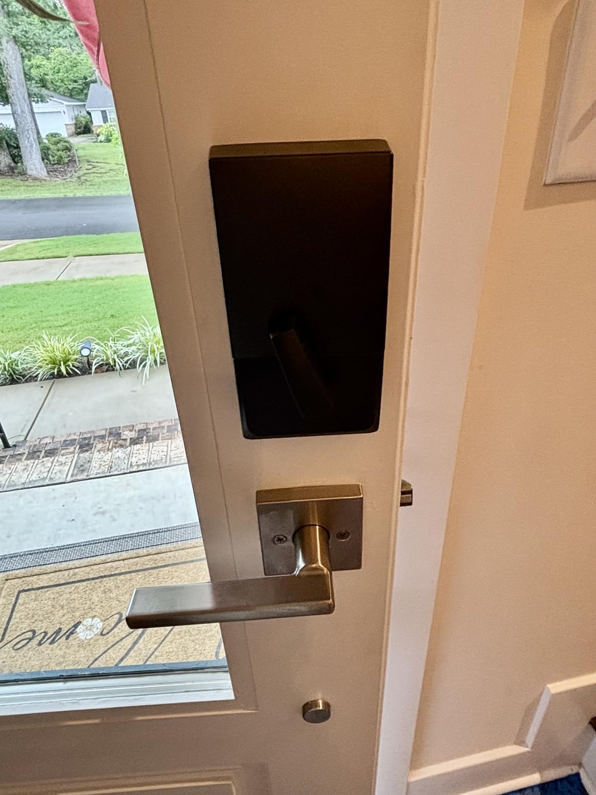 Schlage Encode Smart WiFi Deadbolt Lock with Century Trim, Matte Black customer photo 2