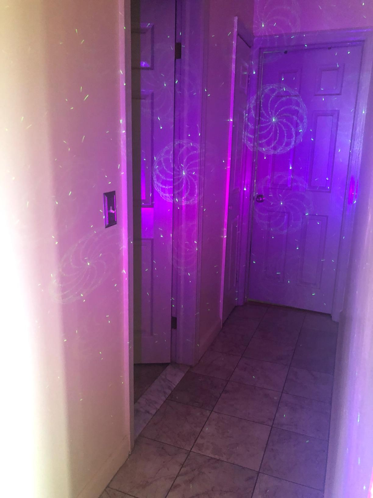Party Lights Dj Disco Lights, Strobe Stage Light Sound Activated Laser Llights Projector with Remote Control for Parties Bar Birthday Wedding Holiday Event Live Show Xmas Decorations Lights customer photo 2