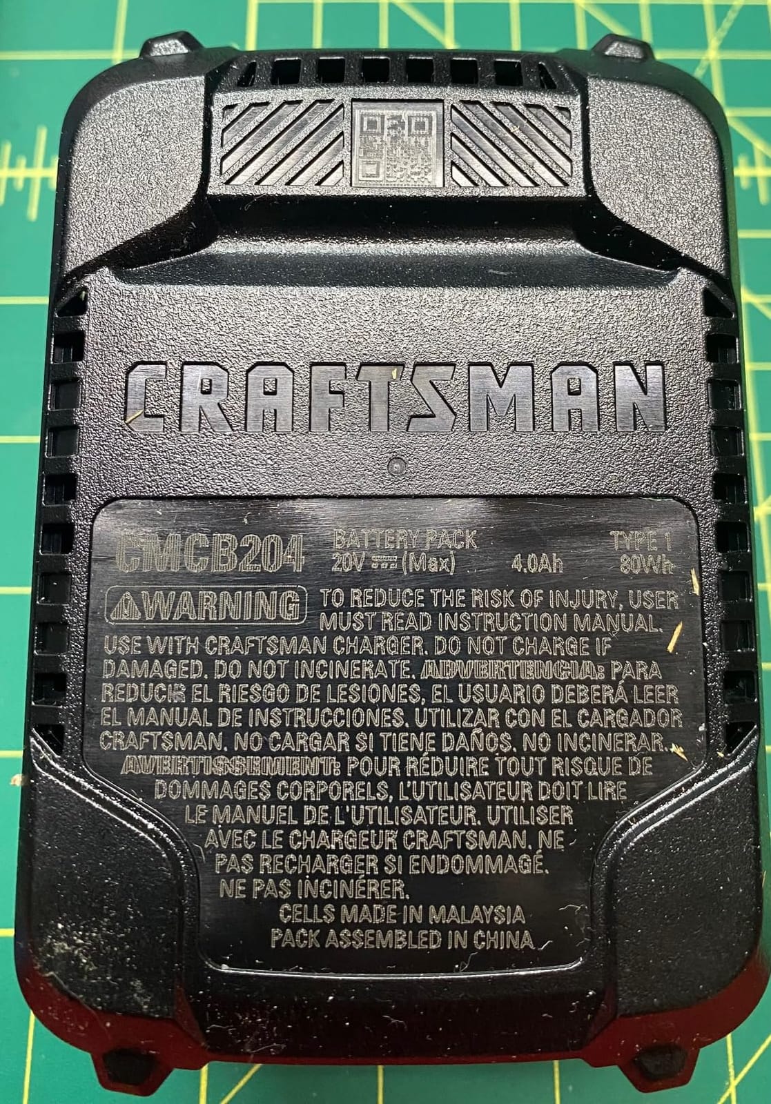 CRAFTSMAN V20 4Ah Lithium Ion Power Tool Battery 2-Pack (CMCB204-2) customer photo 1