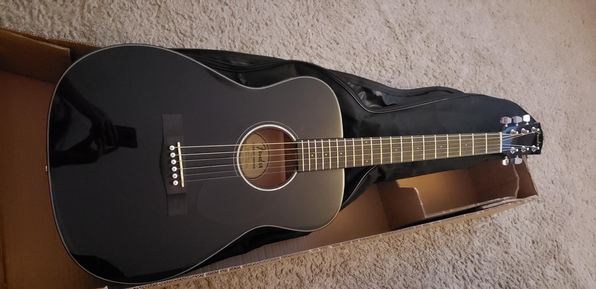Fender CC-60S All-Mahogany Concert V2 Pack Acoustic Guitar, with 2-Year Warranty, Natural, with Gig Bag and Accessories customer photo 1