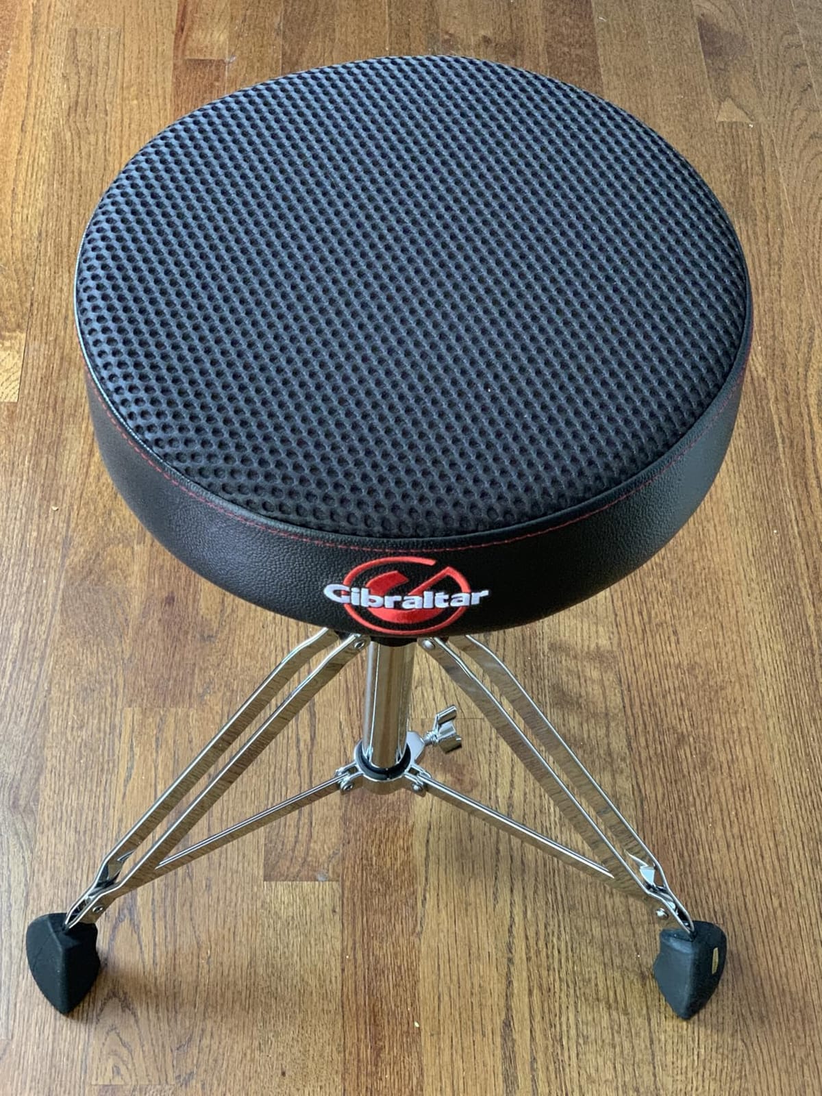 Gibraltar 9000 Series Cordura Drum Throne with Adjustable Backrest, 18