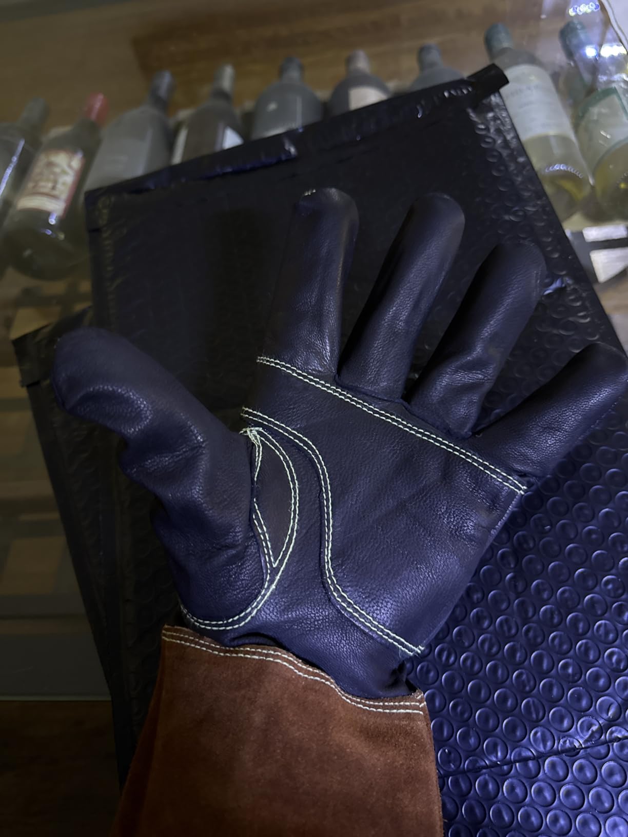 TIG Welding Gloves - Premium Black Goatskin Leather customer photo 2