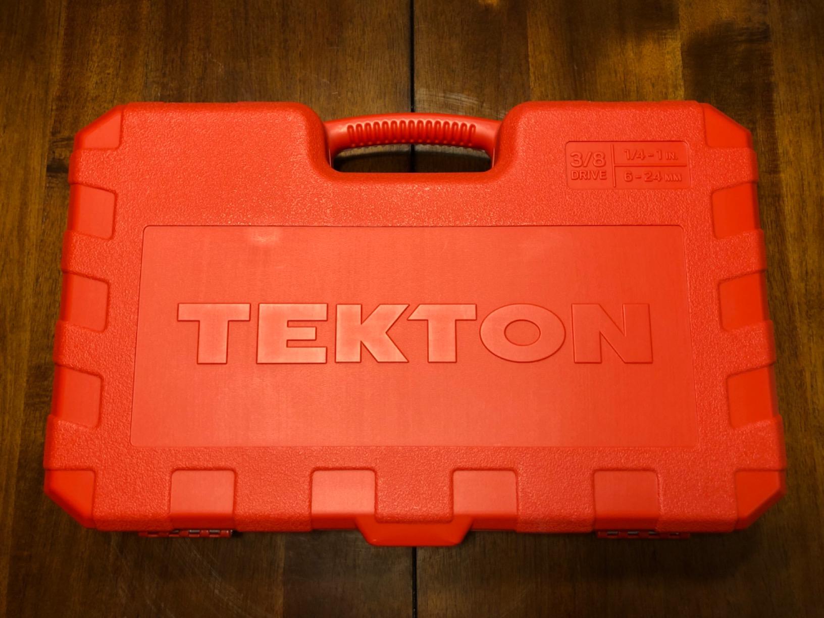 TEKTON 3/8 Inch Drive 6-Point Socket and Ratchet Set, 73-Piece (1/4-1 in., 6-24 mm) | SKT15311 customer photo 1