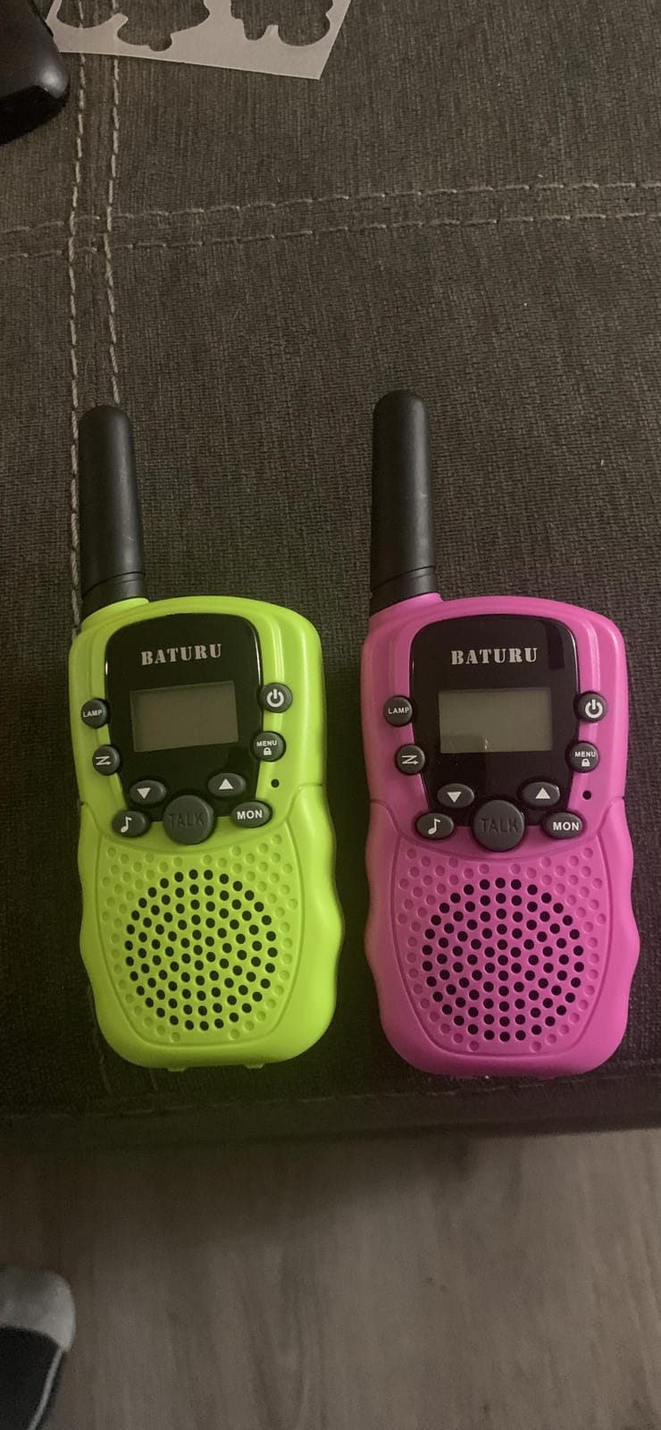 BATURU Rechargeable Walkie Talkies for Kids 3 Pack, 3-Mile Long Range customer photo 1