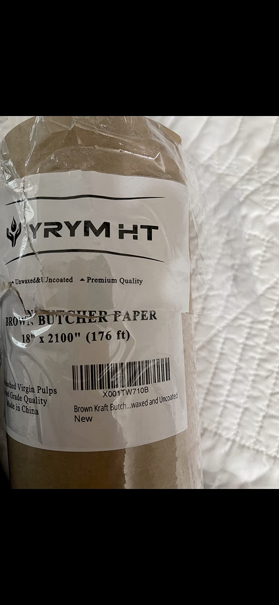 YRYM HT Kraft Butcher Paper Roll - 18