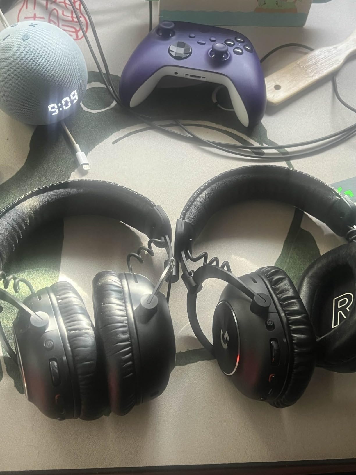 Logitech G PRO X 2 Lightspeed Wireless Gaming Headphones, Detachable Boom Microphone, 50 mm Graphen Drives, DTS:X Headphone 2.0, 7.1 Surround, Bluetooth/USB/3.5 mm Aux, PC, PS5, PS4, Switch, Black customer photo 1