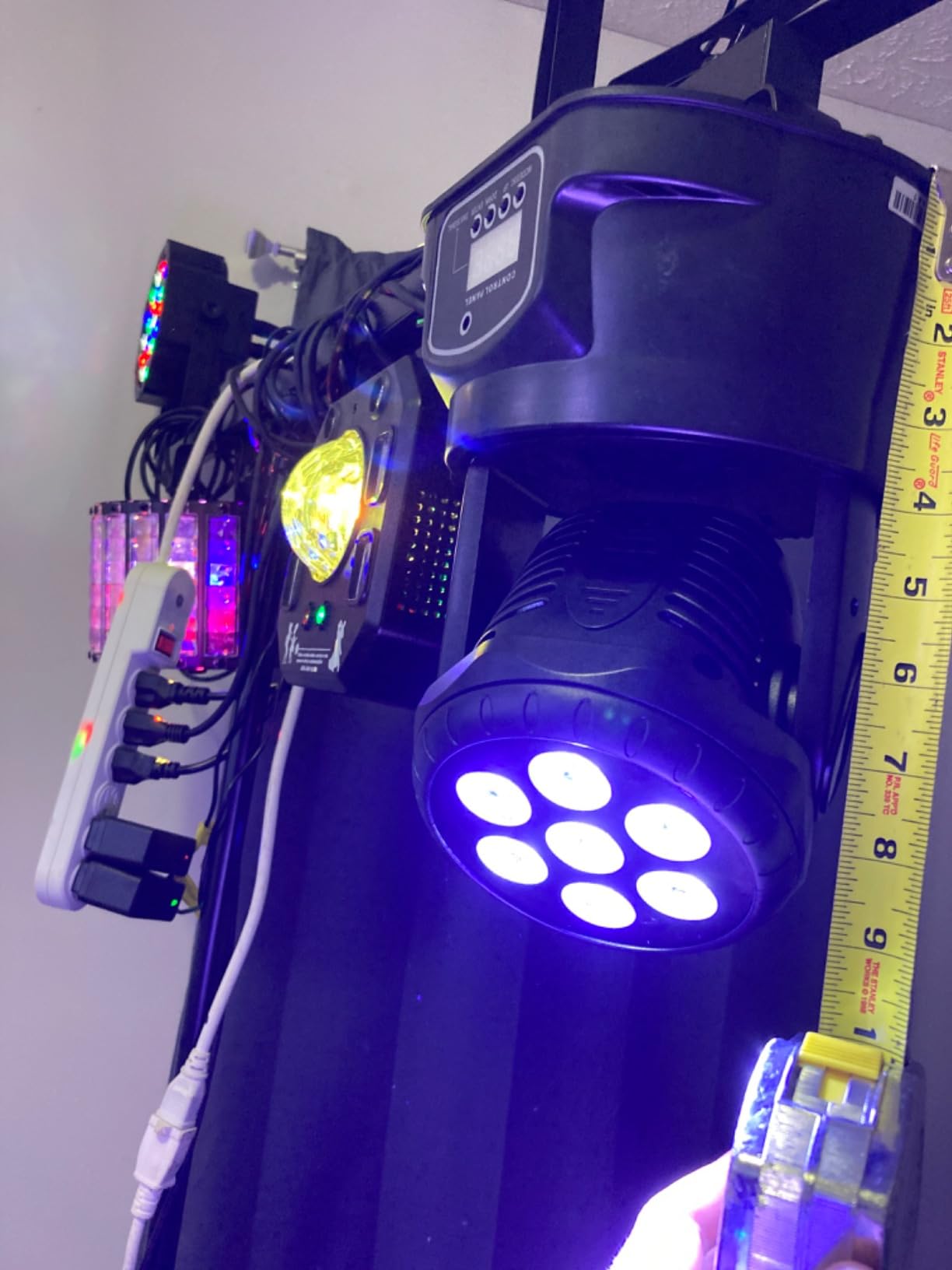 Betopper 7x8W Moving Head DJ Lights,RGBW Stage Lighting-4 Packs customer photo 2