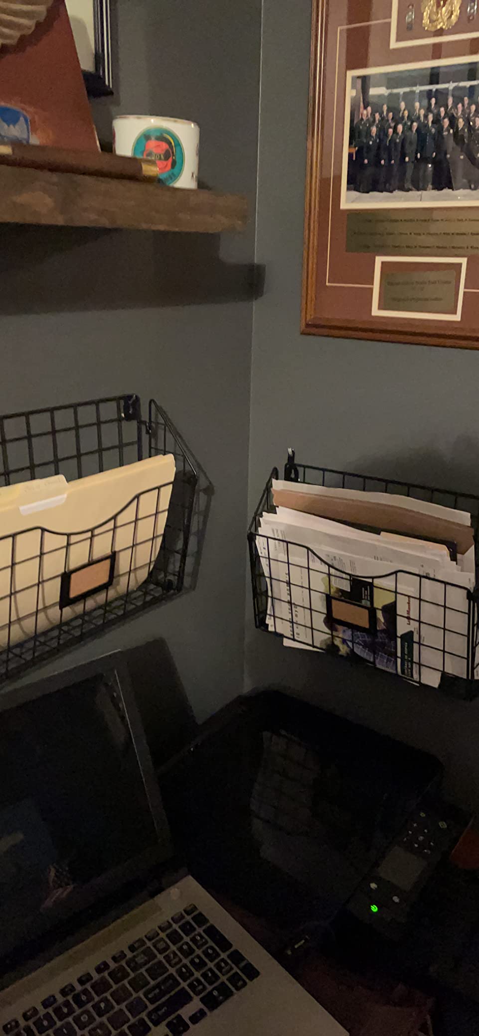 X-cosrack 3-Tier Detachable Hanging Wall Files, Wall Mounted Mail Basket customer photo 1