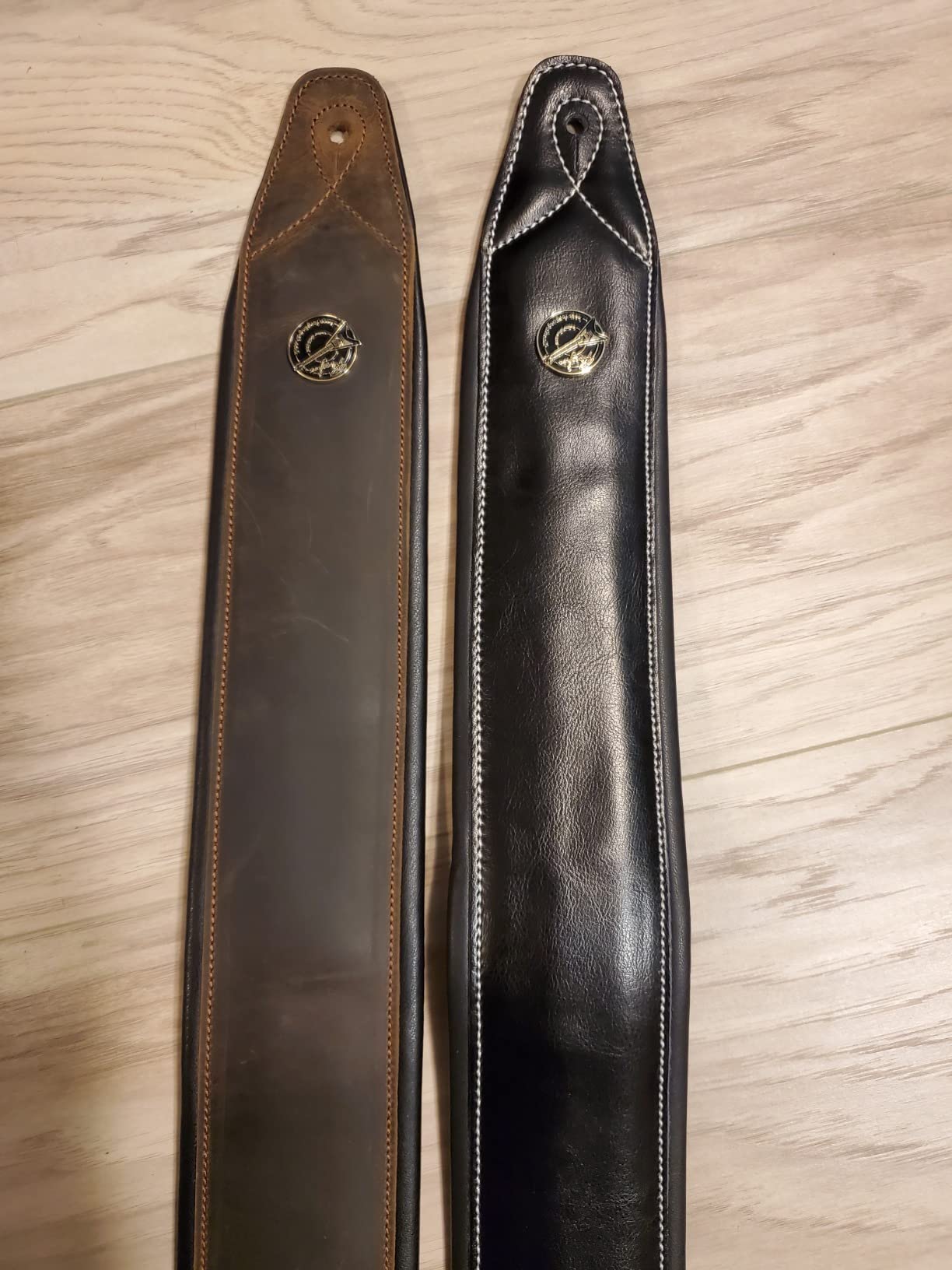 BestSounds Guitar Strap Leather 3 Inch Wide Full Grain Padded Soft Leather Strap for Acoustic, Electric and Bass Guitars customer photo 1