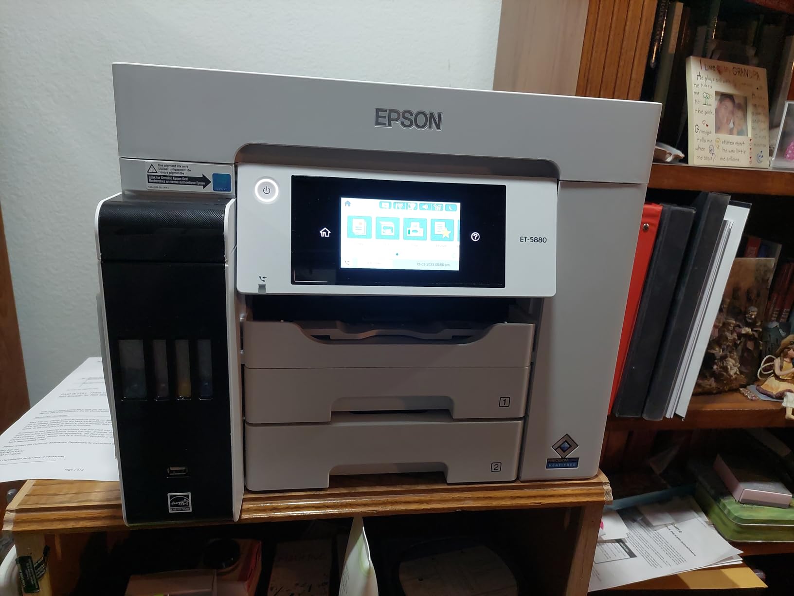 Epson EcoTank Pro ET-5800 Wireless Color All-in-One Supertank Printer customer photo 1