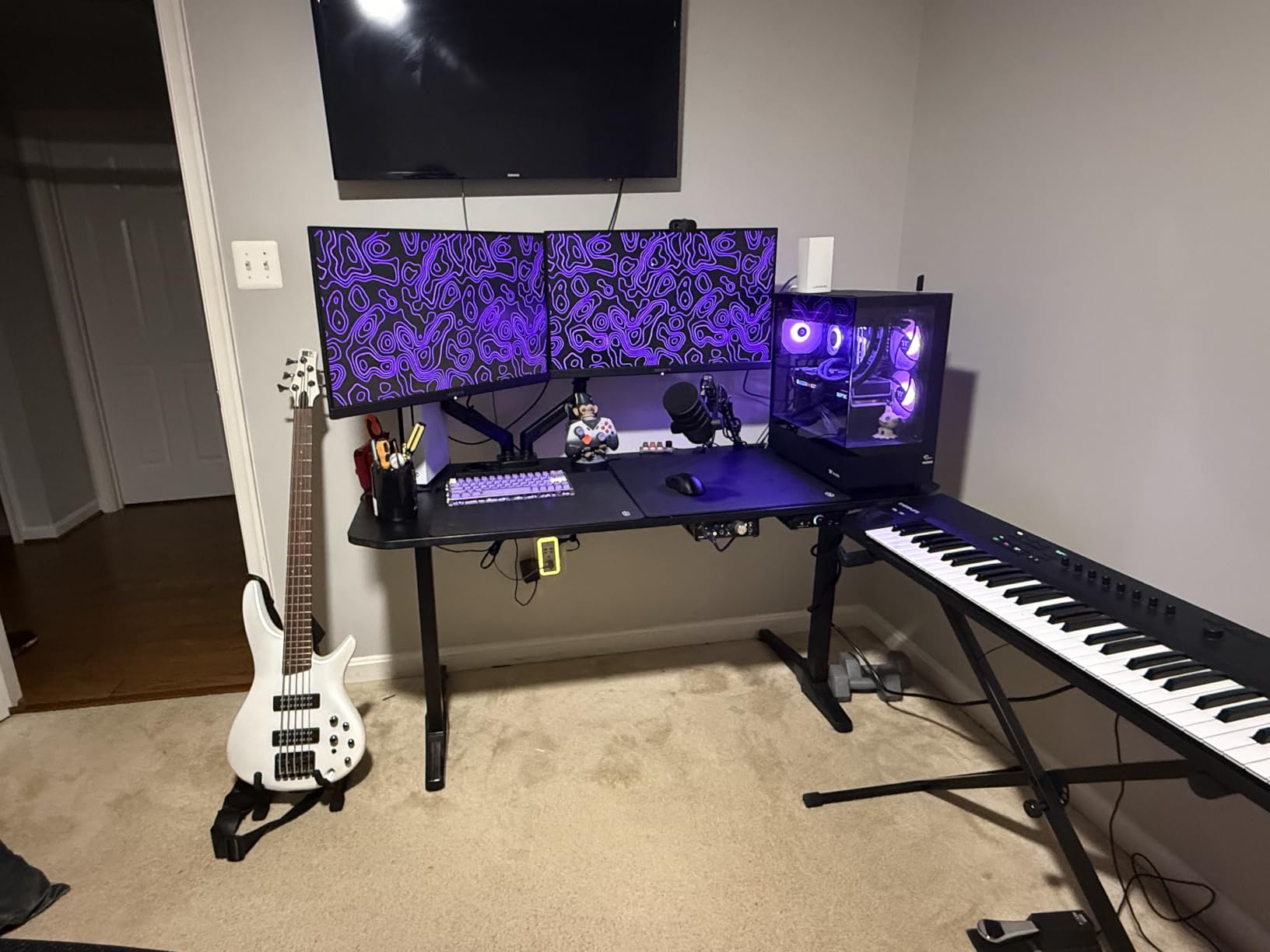 VIVO Black 17 in Under Desk Cable Management Tray, DESK-AC06-1C customer photo 1