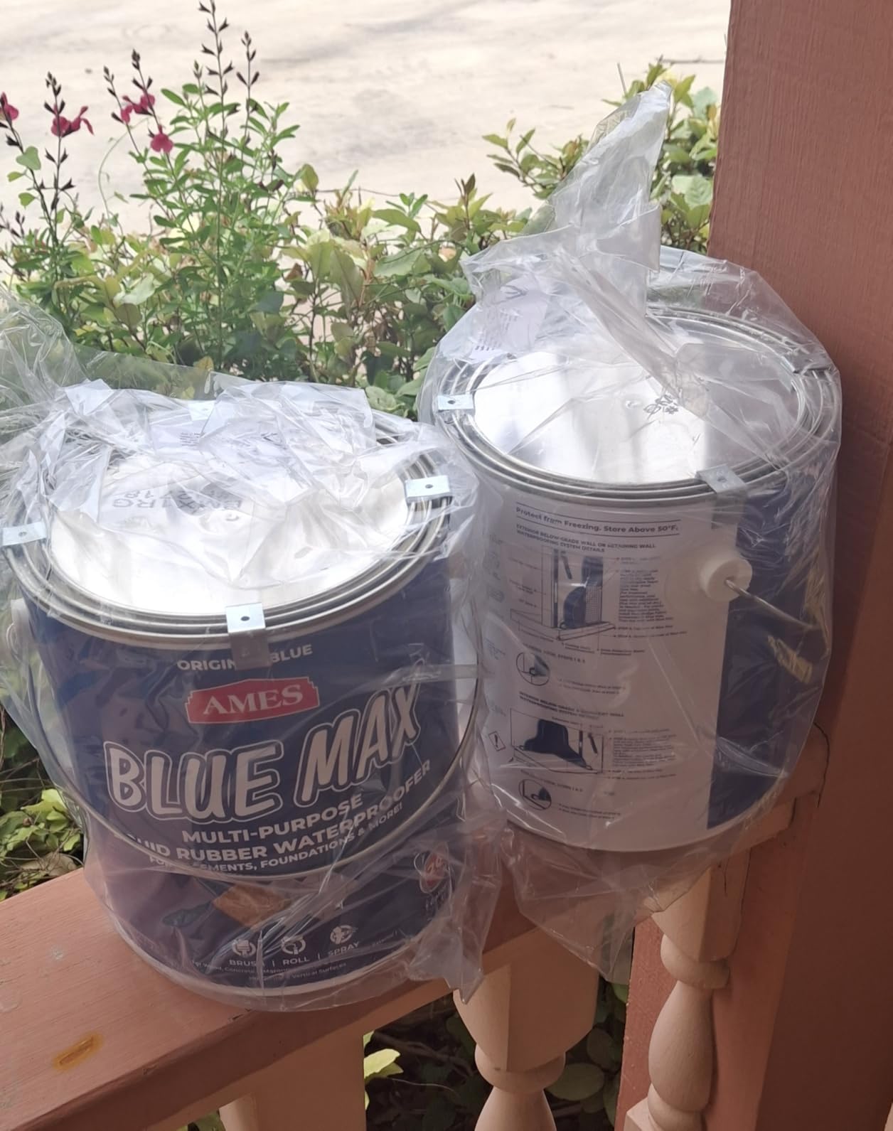AMES Blue Max White Liquid Rubber Waterproofer,1 Gal customer photo 1