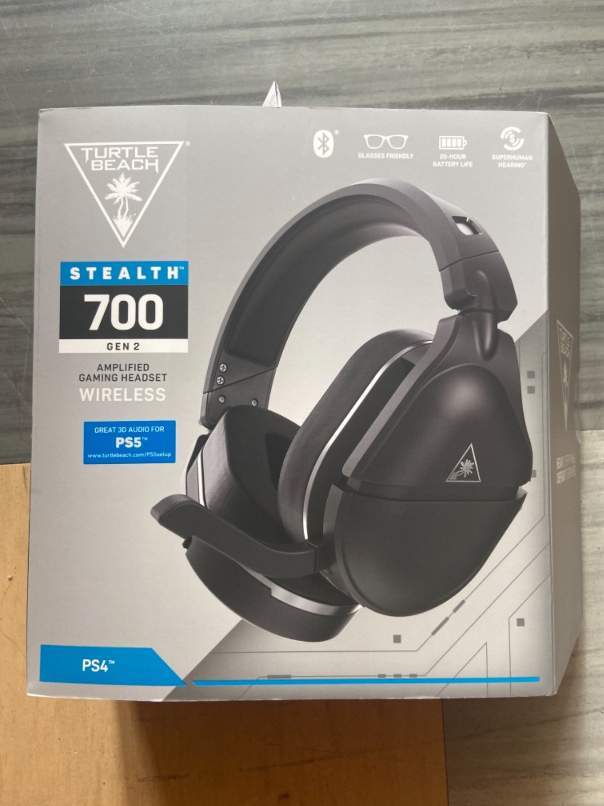 Turtle Beach Stealth 700 Gen 2 Wireless Gaming Headset for PS5, PS4, PS4 Pro, PlayStation & Nintendo Switch Featuring Bluetooth, 50mm Speakers, 3D Audio Compatibility, and 20-Hour Battery - Black customer photo 1