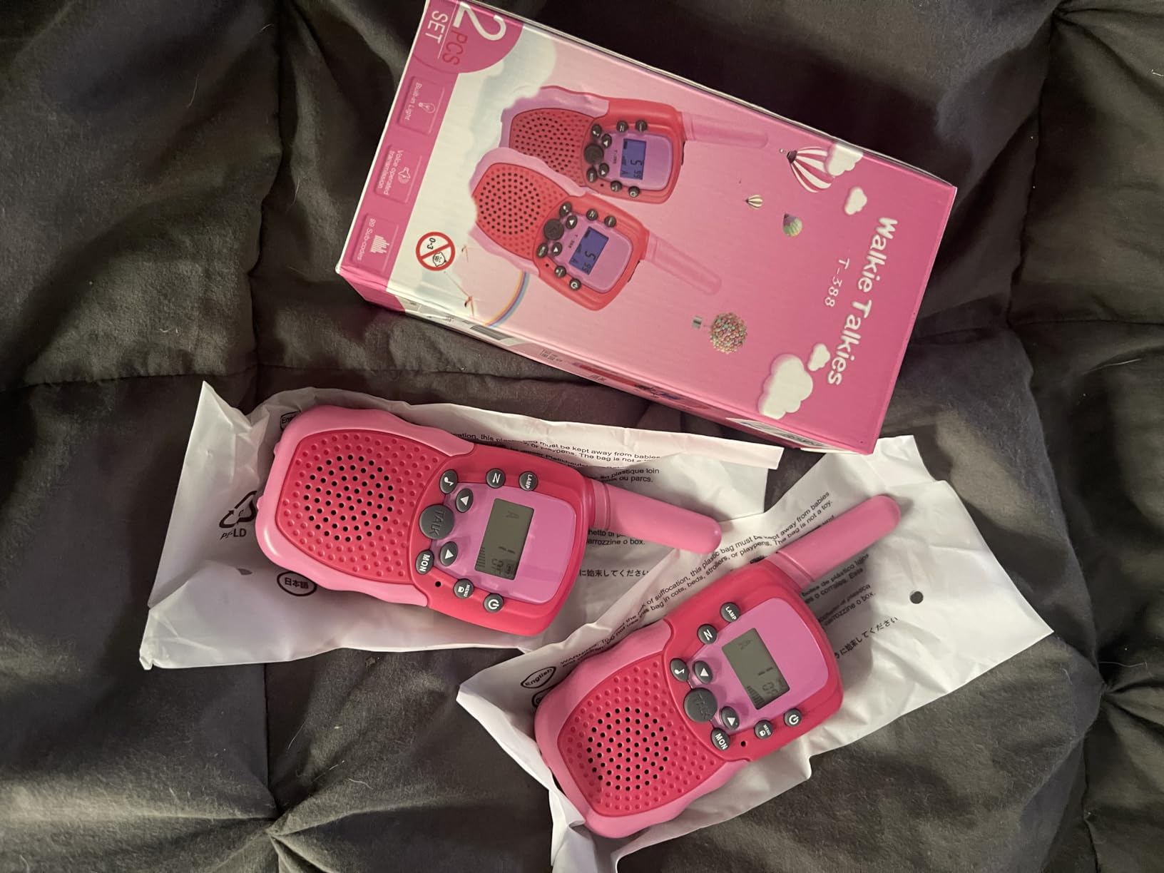 Selieve Walkie Talkies for Kids Ages 3-12 Two Way Radio with Flashlight customer photo 2