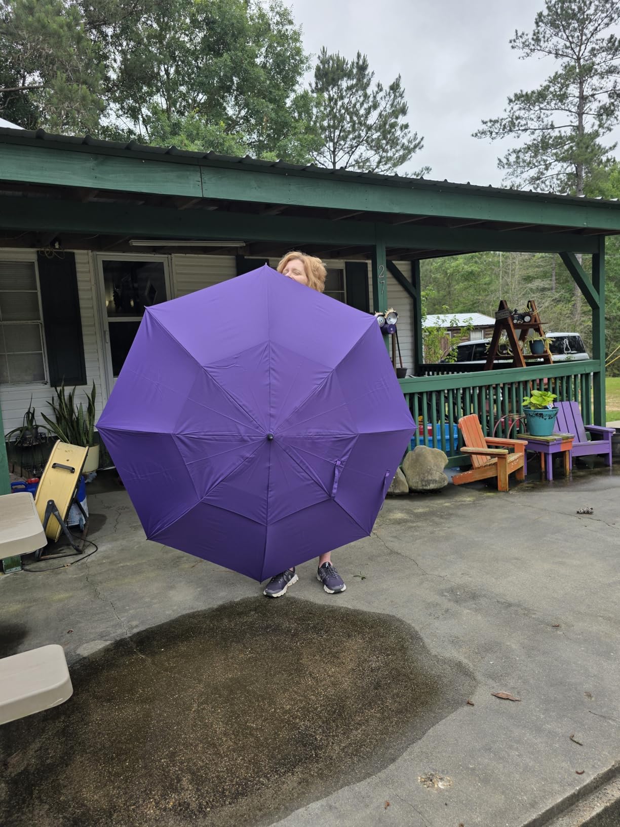 54/62/68/72 Inch Large Golf Umbrella Windproof Auto Open for Rain customer photo 1