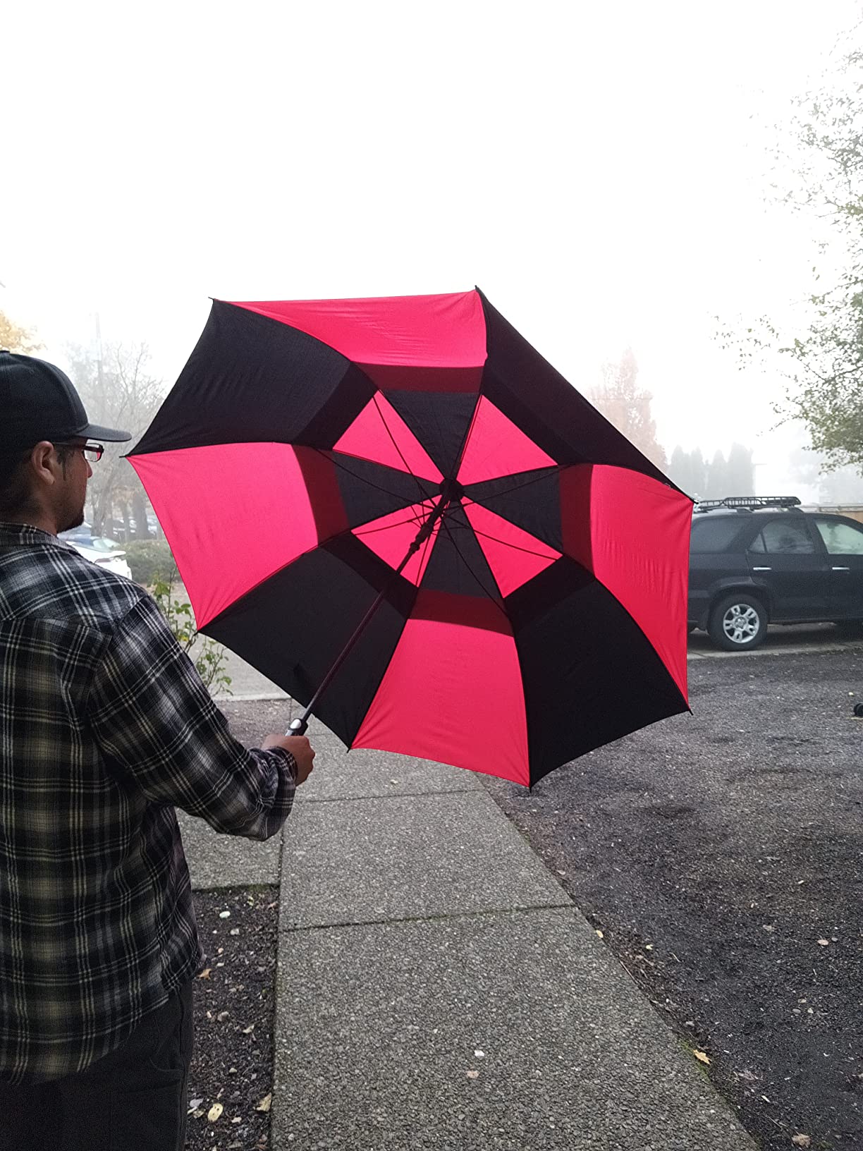 54/62/68/72 Inch Large Golf Umbrella Windproof Auto Open for Rain customer photo 2