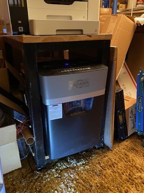 BONSEN 16-Sheet Heavy Duty Paper Shredder for Office, 60-Minute Running Time Cross-Cut CD Shredder with 60dB Low-Noise, 5.3-Gallon Pull Out Bin, Anti-Jam & Quiet Shredder for Home Office (S3102) customer photo 1