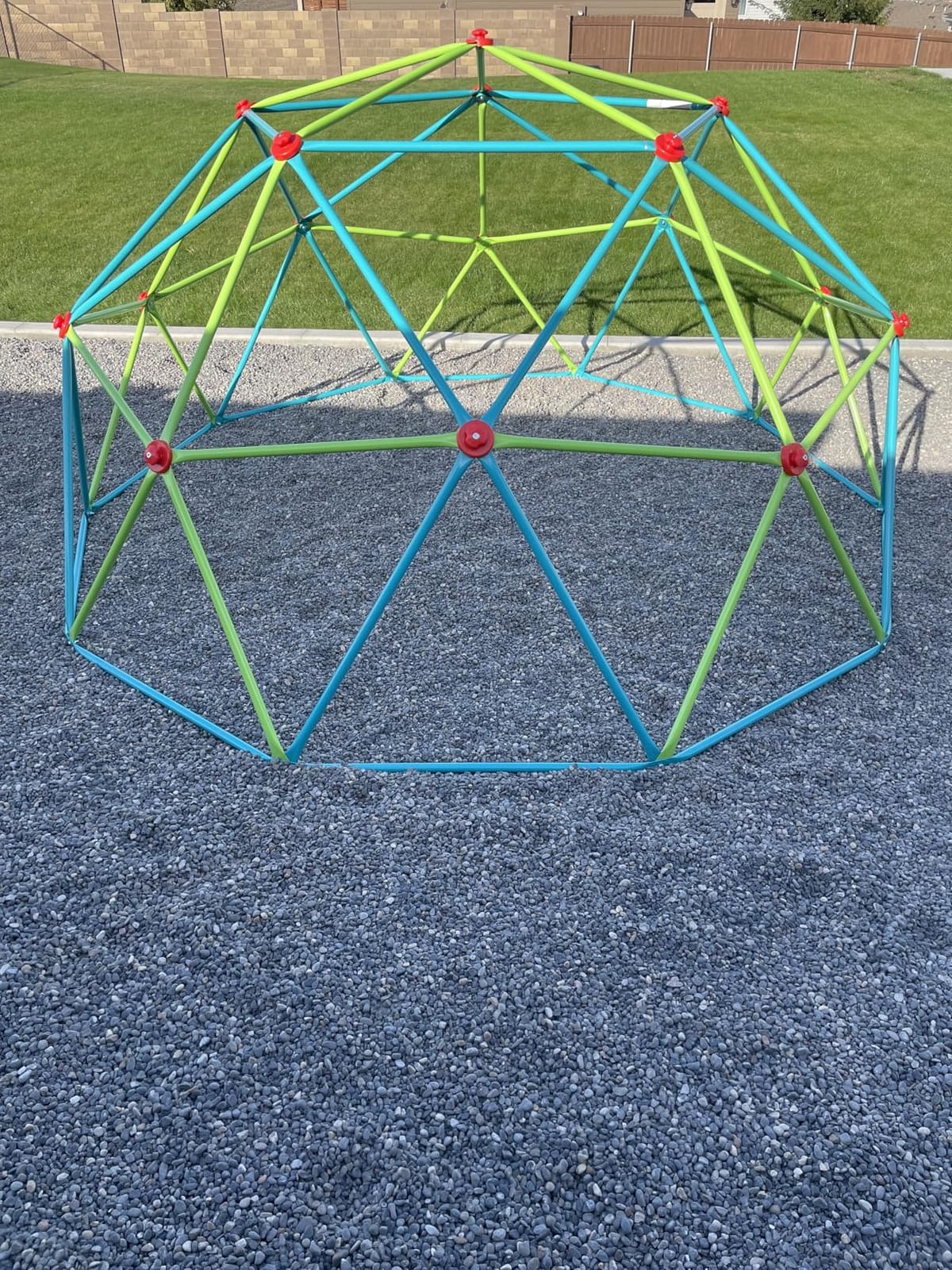 Zupapa 10FT Climbing Dome, Outdoor Jungle Gym for Kids with Climbing Grip - Geometric Dome Climber Outdoor Playset and Easy Assembly Outdoor Play Equipment for Kids (Purple, 10FT) customer photo 1