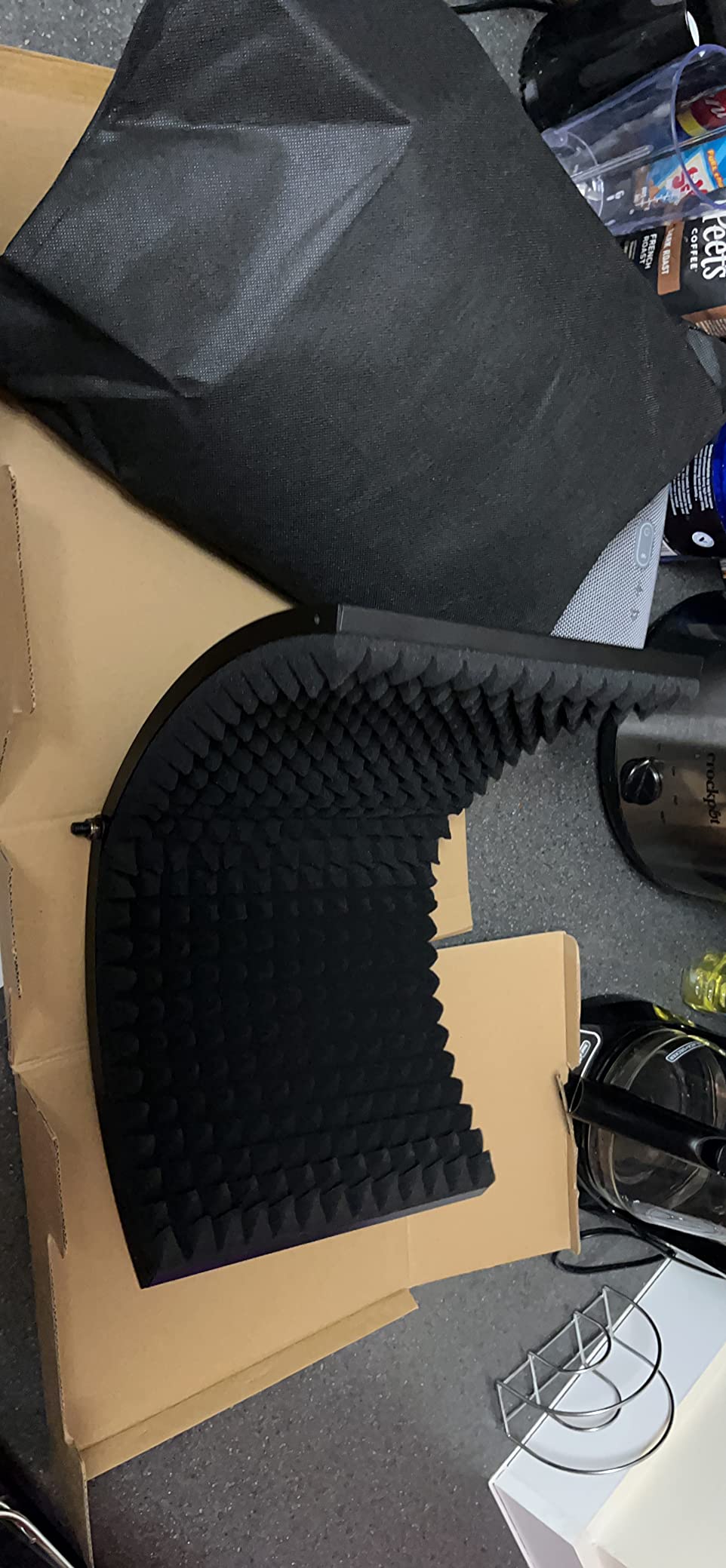 PRO Isolation Shield - Microphone Reflection Filter for Recording - Mic Studio Equipment customer photo 2