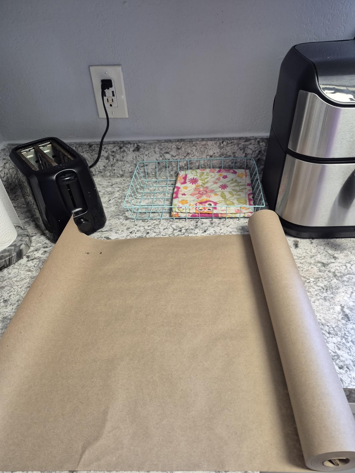 Brown Kraft Butcher Paper Roll - 18 Inch x 100 Feet - USA Made - Food-Grade Paper for Wrapping and Smoking Meat, BBQ, Grilling, Perfect Brisket Crust - Durable, Unbleached, Uncoated & Unwaxed customer photo 1