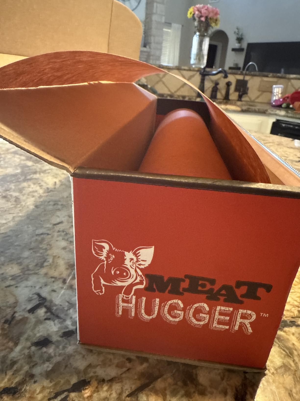 Meat Hugger - Pink Butcher Paper Dispenser Box (17.25 Inch by 225 Feet Roll) - Heavy Duty Unwaxed Unbleached Food Grade Paper - Smoker Safe, Use Wrap While Cooking For Tender Meat customer photo 1
