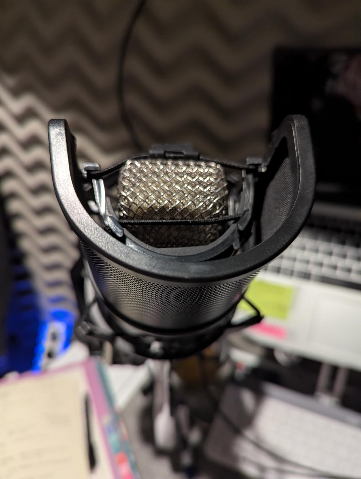 FIFINE U1 Mic Pop Filter Screen with Metal Mesh for Streaming Podcast customer photo 1