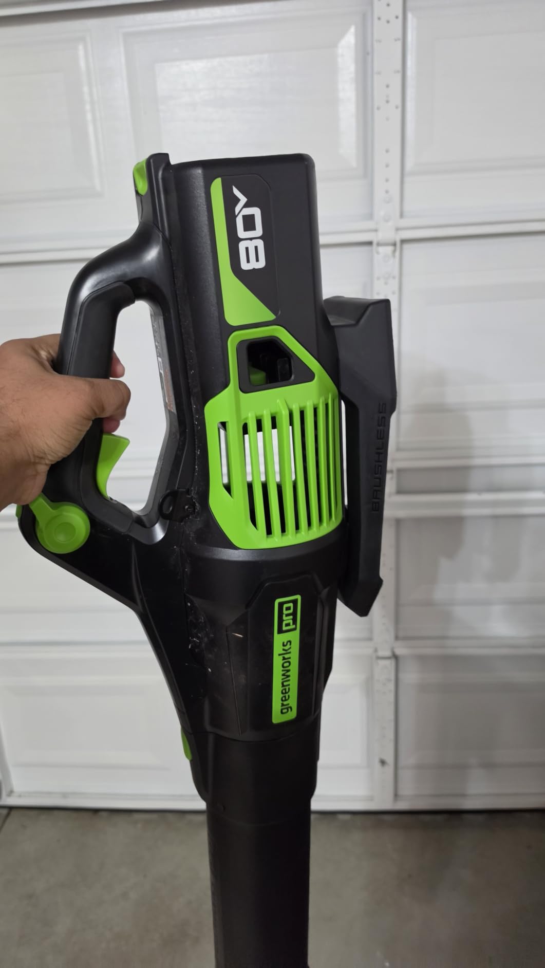 Greenworks 80V Electric Leaf Blower, 730 CFM, Tool Only customer photo 2