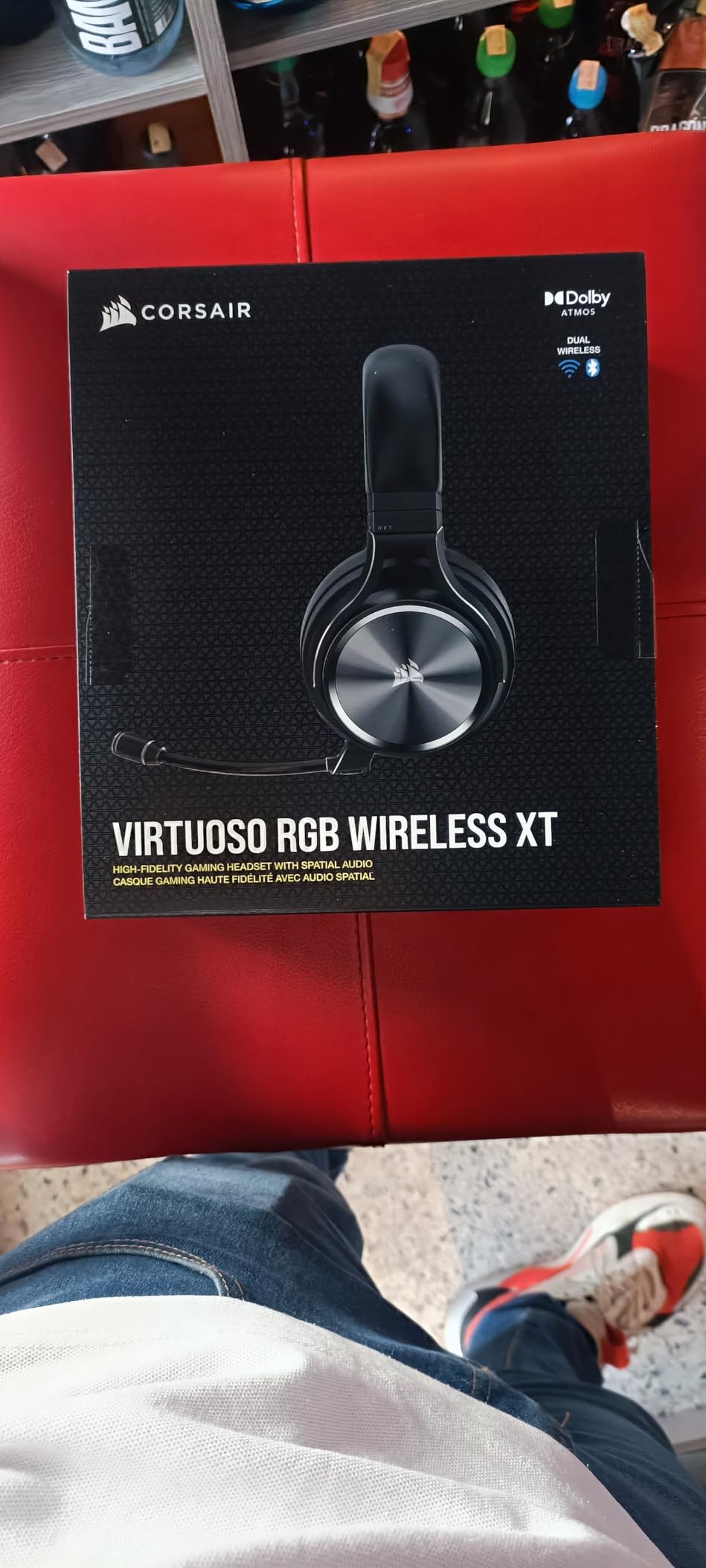 Corsair Virtuoso RGB Wireless XT Bluetooth PC, PS5, Switch Gaming Headset customer photo 1
