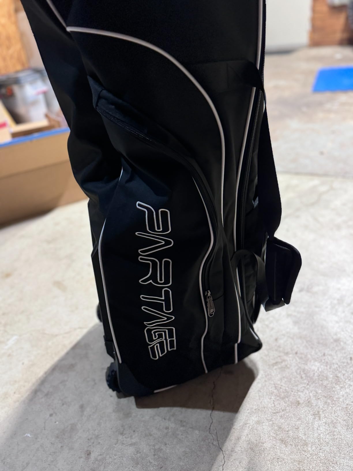 Partage Golf Travel Bag with Wheels, Airline Travel Case, 900D Oxford customer photo 2