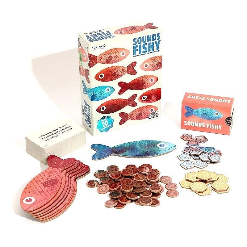 Sounds Fishy: Funny Bluffing Trivia Board Game for Families, 4-10 Players customer photo 2