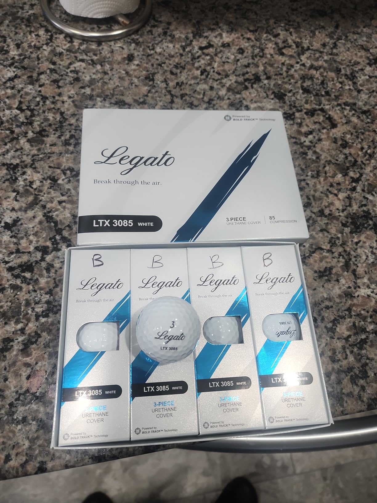 Legato Golf Balls LTX3085, 3 Piece, Urethane Cover, 12 Packs customer photo 1